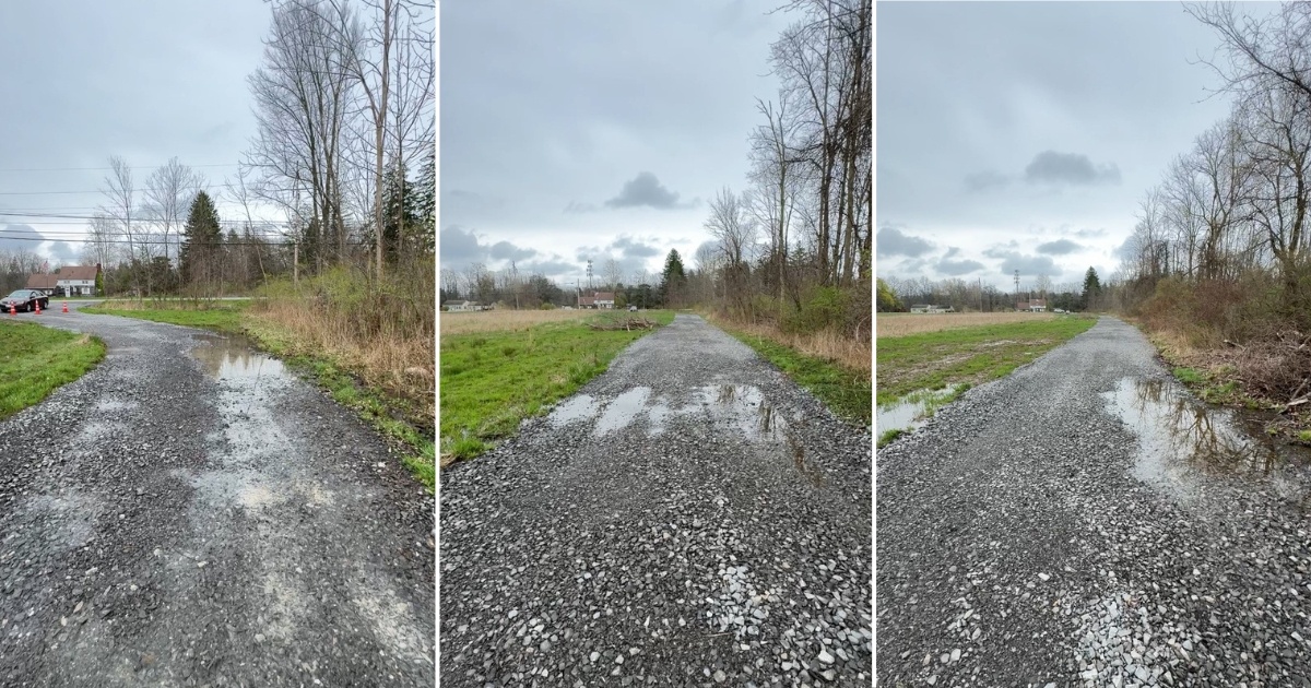 gravel driveway refresher project