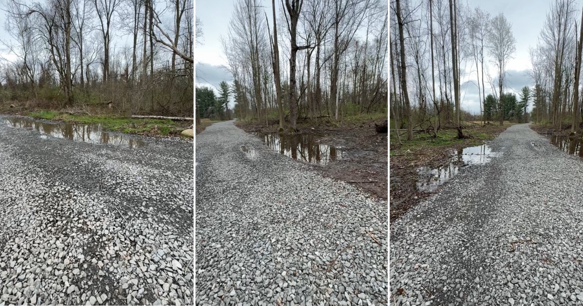 gravel driveway refresher project