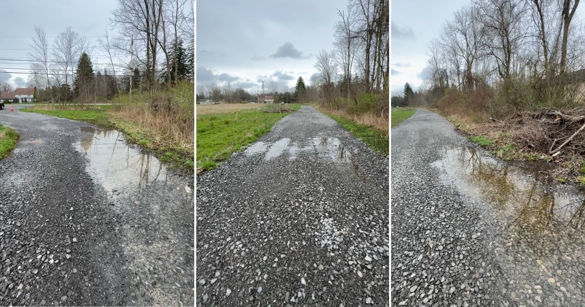 gravel driveway refresher project