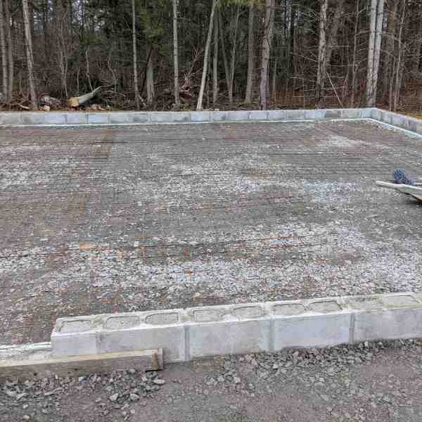 Concrete Garage Floor Before Concreting