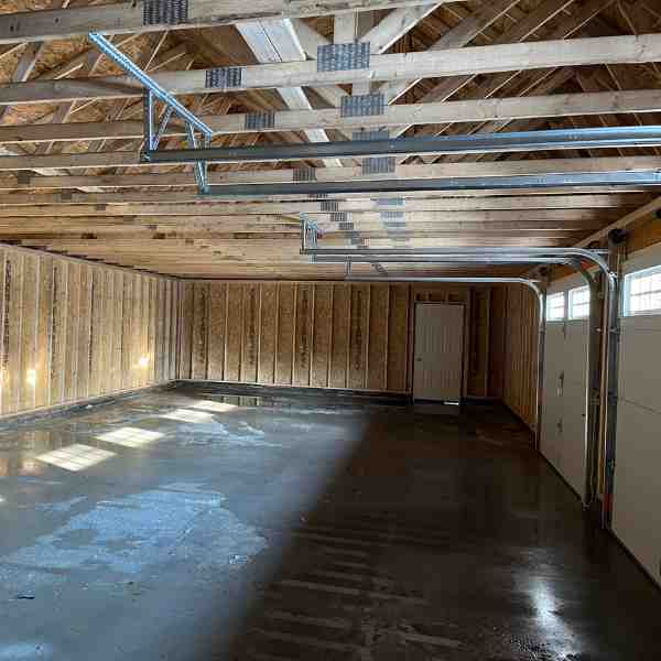 Epoxy Floor After Building Garage Structure