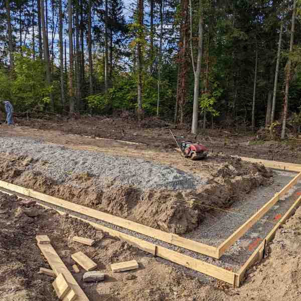 Foundation Footer Before Concreting