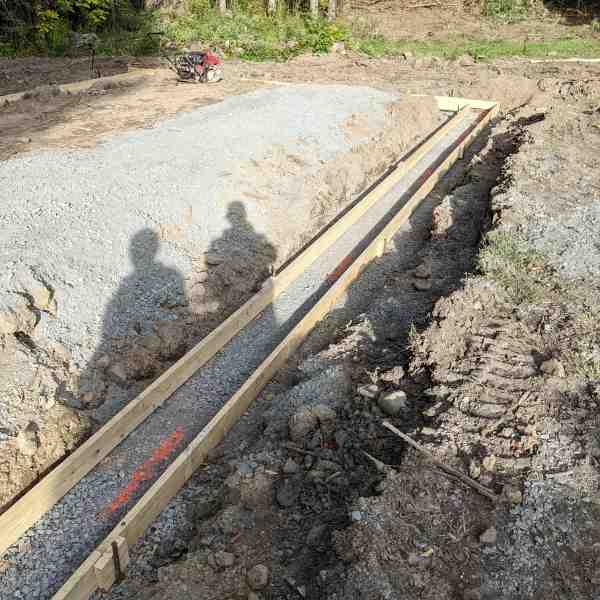 Foundation Footer Before Concreting