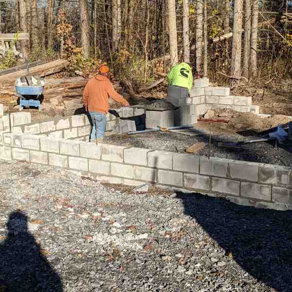 Foundation Walls Block Laying