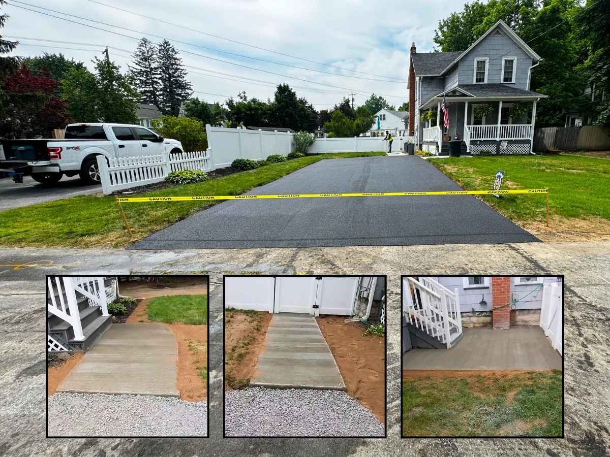 Asphalt Driveway Project in Batavia New York