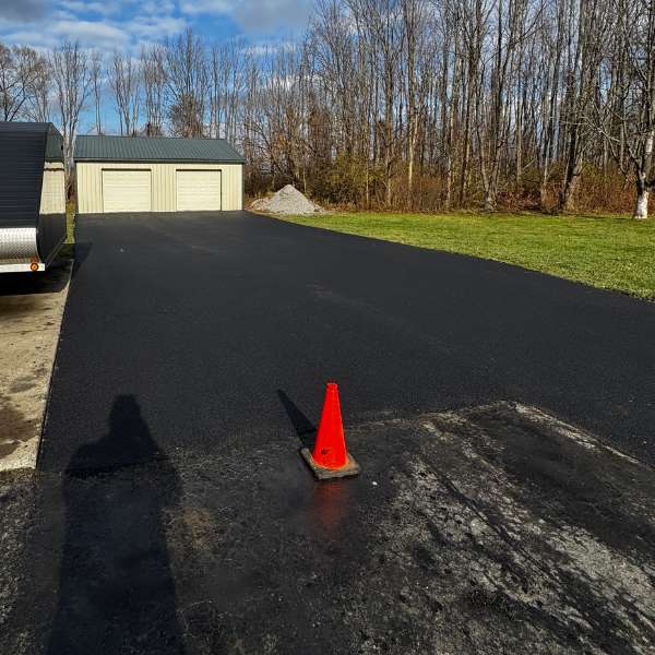 Completed Asphalt Driveway Project View 2