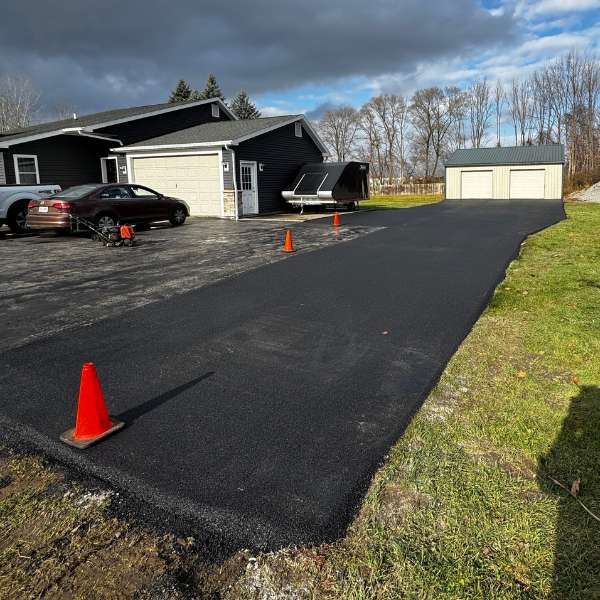 Completed Asphalt Driveway Project View 3