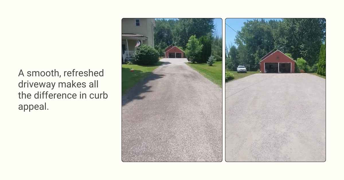 Gravel Driveway restoration Spencerport NY